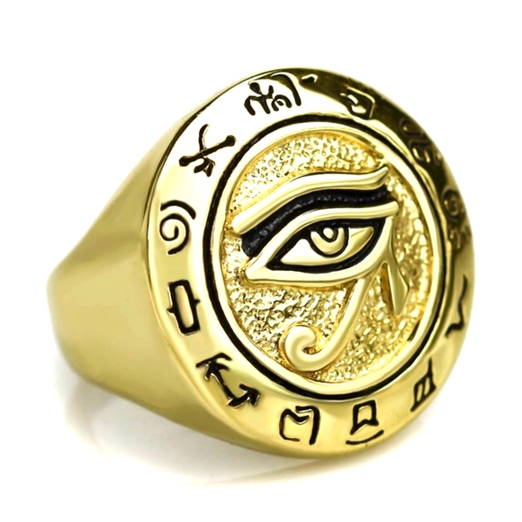 Other - Eye Of Horus Ring,Gold Egyptian Spirirual Jewelry